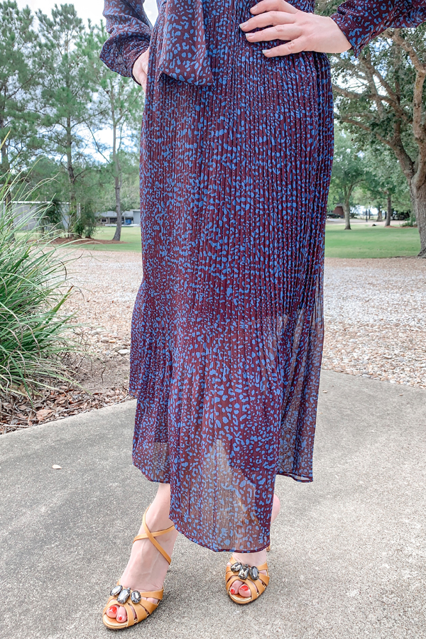 Printed Midi Dress - A Pinch of Style, A Dash of Life