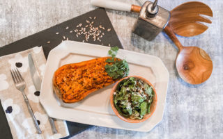 twice baked butternut squash